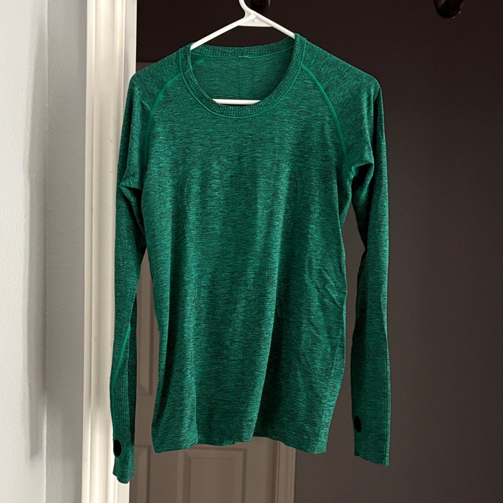 lululemon athletica Green Long Sleeve Top
